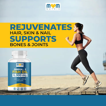 Omega 3 Fish Oil with Maximum EPA DHA - Supports Brain, Liver, Heart & Immunity - Made in The USA - 150 Softgels