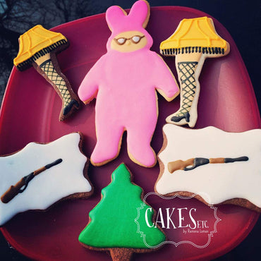 Christmas Leg Lamp Cookie Cutter, 4.5" Made in USA by Ann Clark