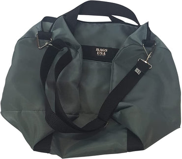 Sport Gym Or Travel Bag With Side Pocket For Keys, Wallet Or Cellphone Made In USA. (Gray)