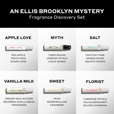 Ellis Brooklyn MYSTERY Fragrance Discovery Set - Eau De Parfum for Women Sample Perfume Set, Perfumes for Women, Clean, Long Lasting Perfume
