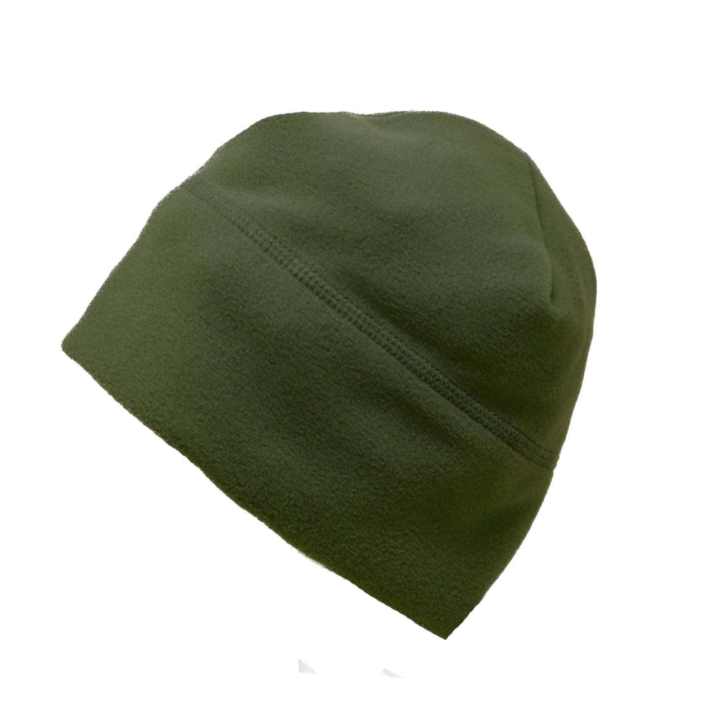 M MCGUIRE GEAR GI Polartec 100 Fleece Watch Cap Beanie, Lightweight Fitted Cap, Tactical Gear & Warm Winter Hat Made in USA (Olive Drab)