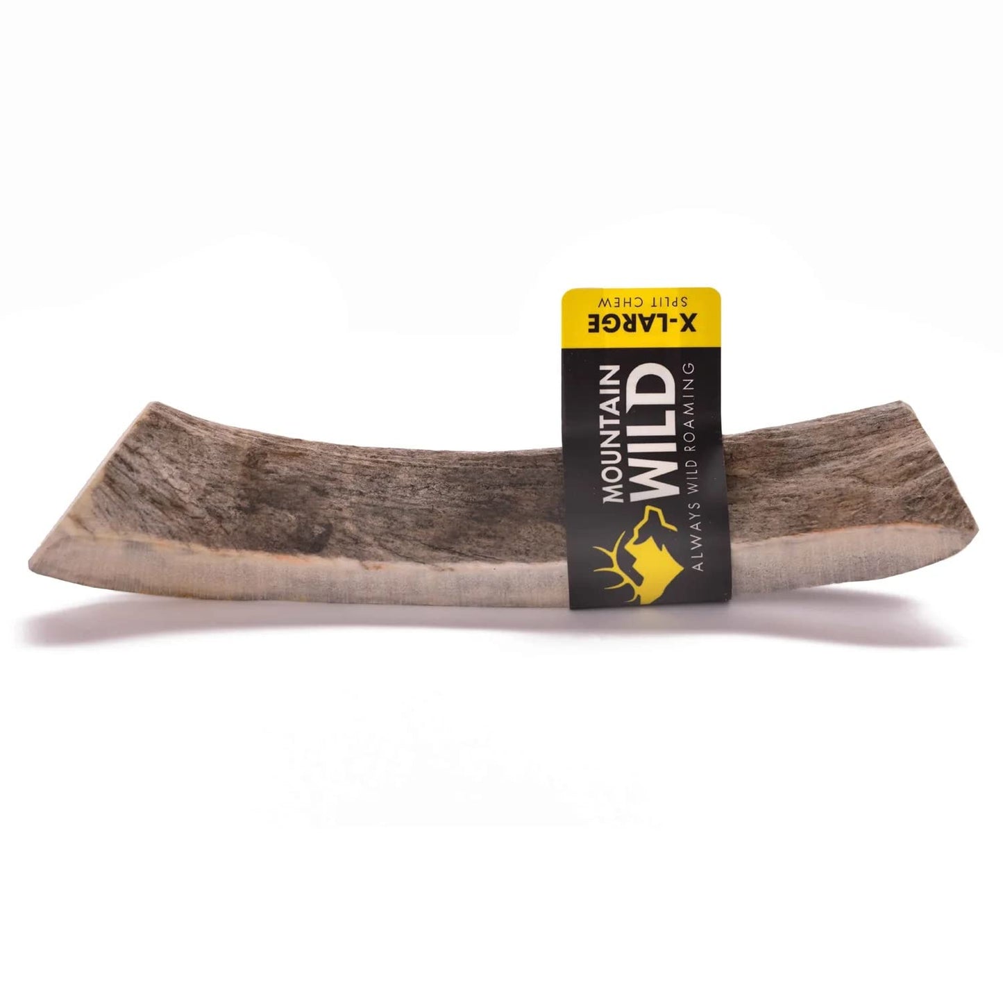 MOUNTAIN WILD Split Elk Antler Dog Chews for Aggressive Chewers – Naturally-Shed, Long-Lasting, Odorless, Mineral-Rich – No Fillers, No Preservatives – Supports Dental Health – Large Breeds (X-Large)