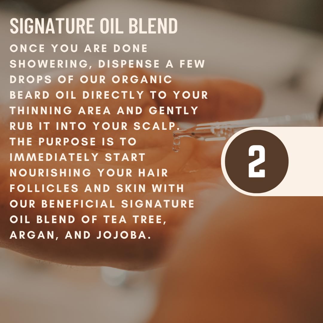 Johnny Slicks Hair and Beard Grooming Kit | Organic Pomade, Beard Oil, Beard Wash | USA Made, Veteran Owned (Anti-Itch, Anti-Dandruff, Promotes Growth), Original Scent
