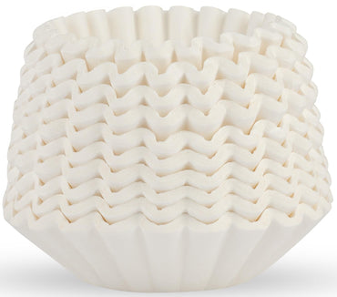Tupkee Large Coffee Filters 12 Cup - (500 Count) 9.75" x 4.25" Tall Walled Premium Coffee Filter to Prevent Messy Ground Overflow - Compatible with Bunn Commercial & Large Home Machines - Made in USA
