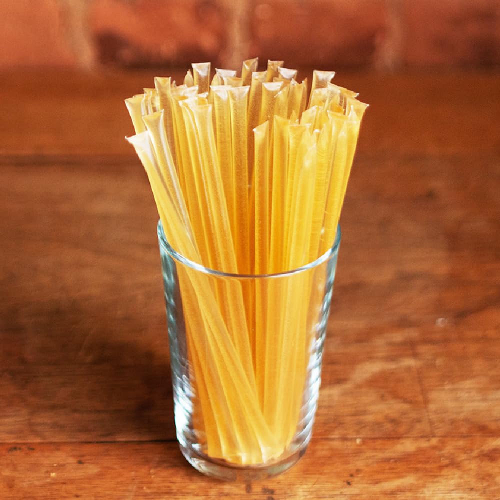 SBO Honey Sticks - 100 Count of Raw Unfiltered Non-GMO Single Serve Pure Honey Stick Packets for Tea and Snacks - Made in the USA