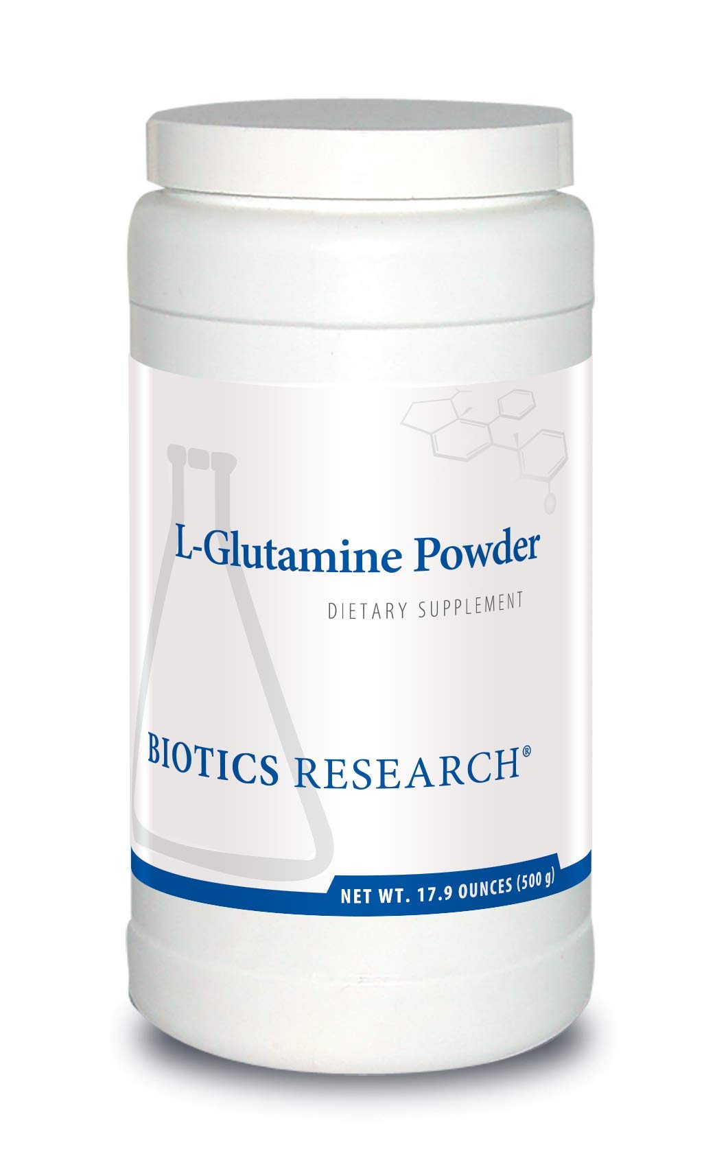 Biotics Research L Glutamine Powder Powdered Formula, 3g/Serving, Gastrointestinal Health, Gut Lining Support, Optimal Muscle Support, Lean Muscle, Antioxidant Activity, 17.9 Ounces 166 Servings