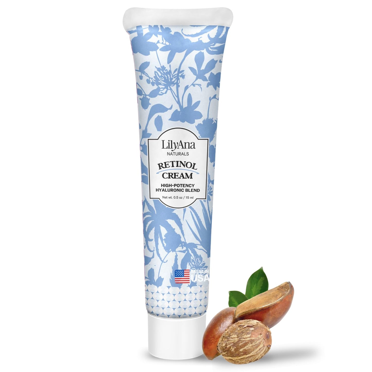 LilyAna Naturals Anti Aging Retinol Face Cream for Women – Wrinkle & Neck Cream for Firming, Retinol Moisturizer for Face with Hyaluronic Acid, Hydrating Night Cream for Fine Lines, Collagen Boost