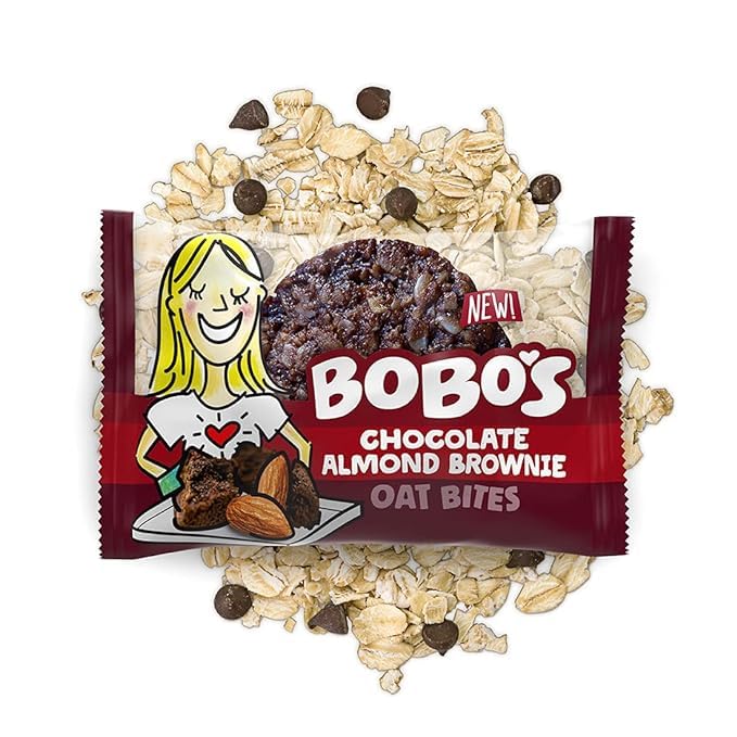 Bobo's Oat Bites Gluten Free Whole Grain Rolled Oat Snack- Great Tasting Vegan On-The-Go Snack, Made in the USA