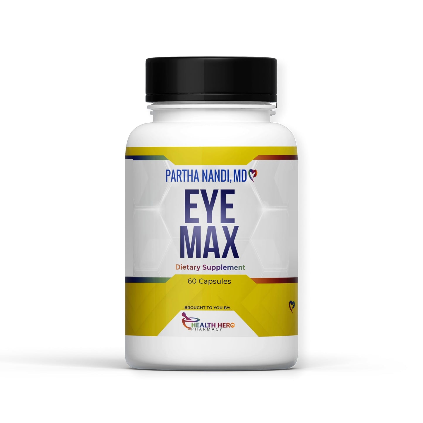 Dr. Nandiโs Eye Max Vision Supplement โ Lutein, Zeaxanthin, Lycopene, Zinc โ Eye Vitamins for Macular & Retina Support โ Blue Light Protection, Visual Clarity & Antioxidant Support โ 60 Vegan Capsules