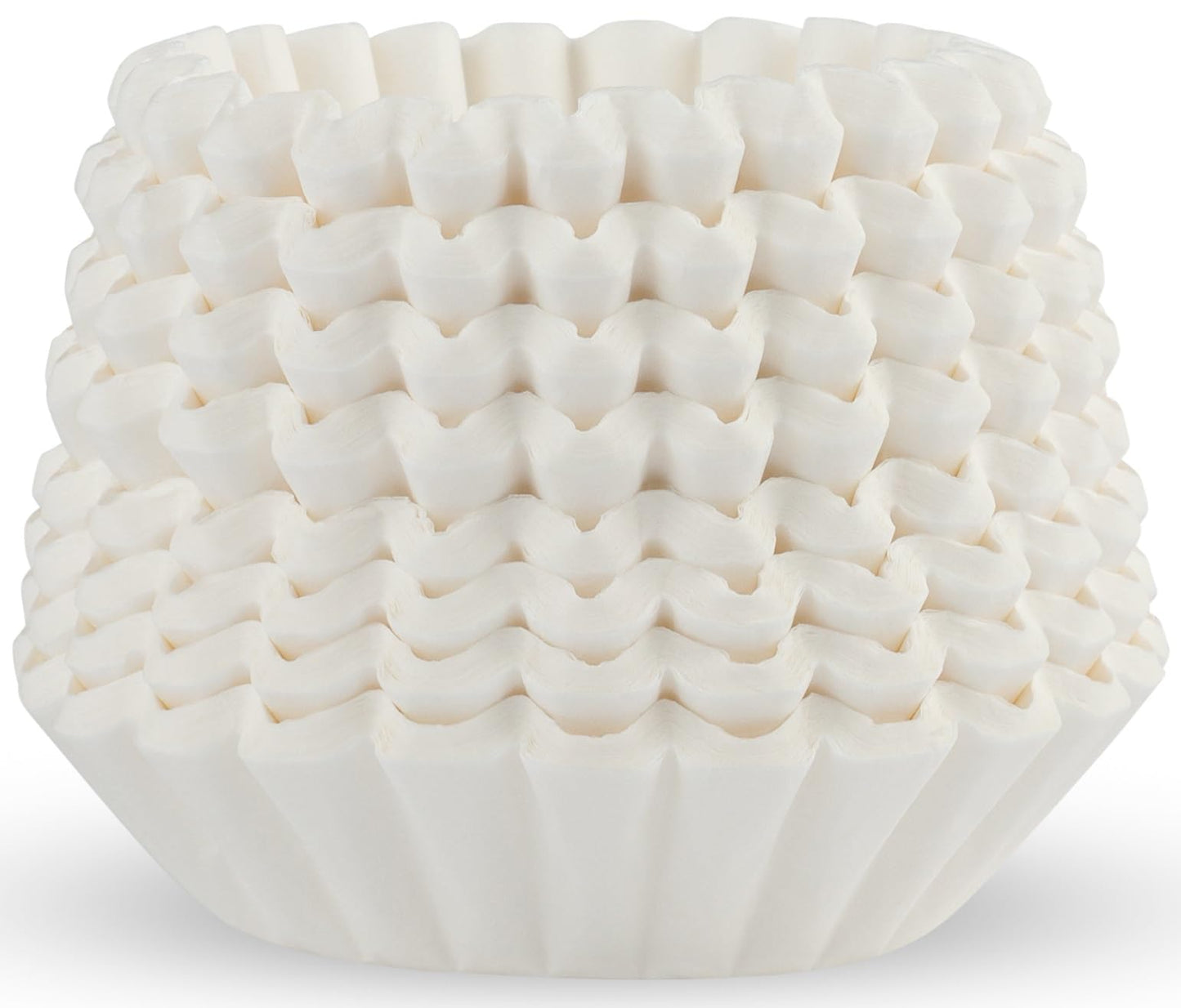 Tupkee Coffee Filters 4-6 Cups - 400 Count, Junior Basket Style, White Paper, Chlorine Free 5 Cup Coffee Filter, Made in the USA