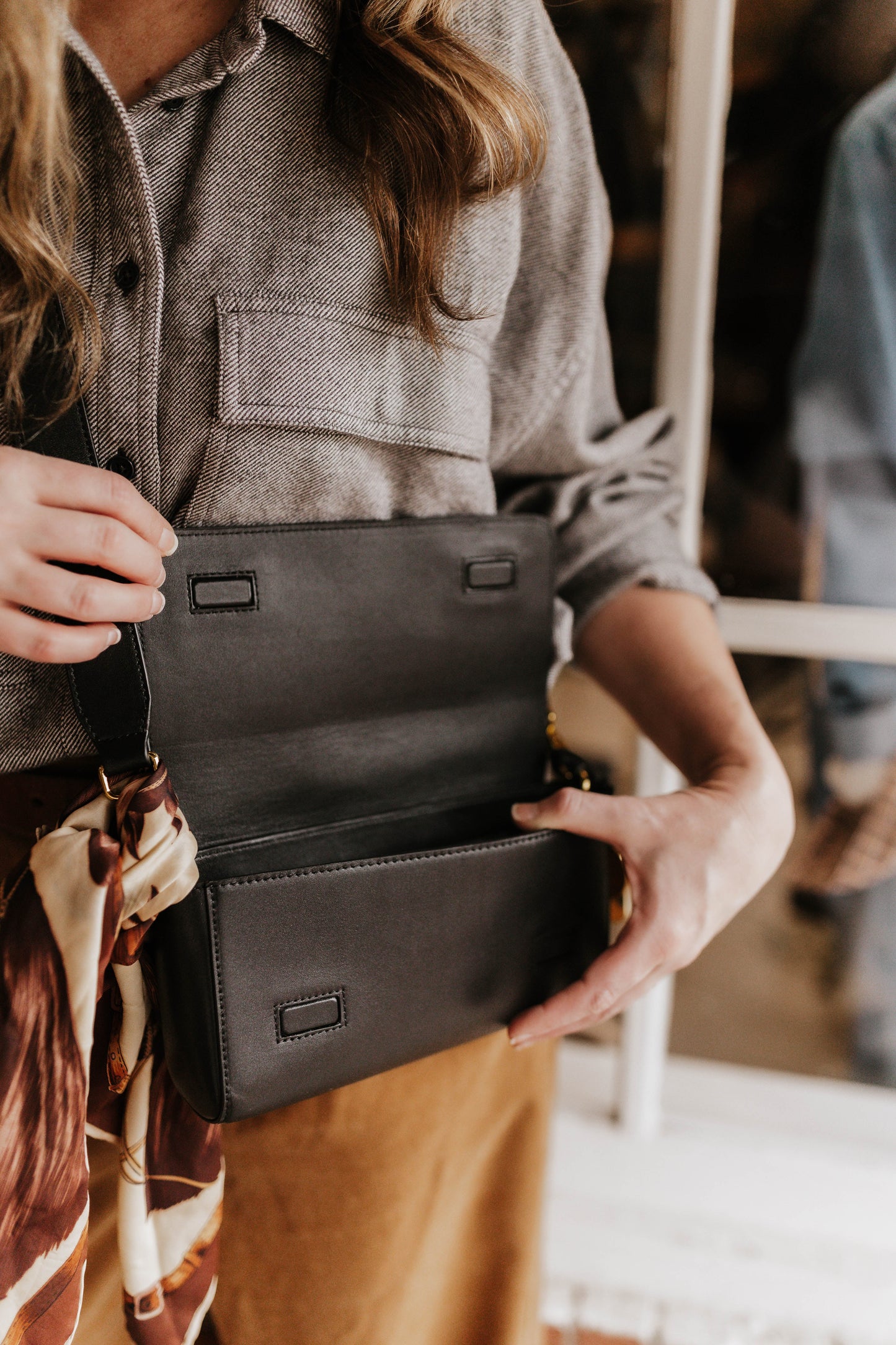 Hedy | Black Leather