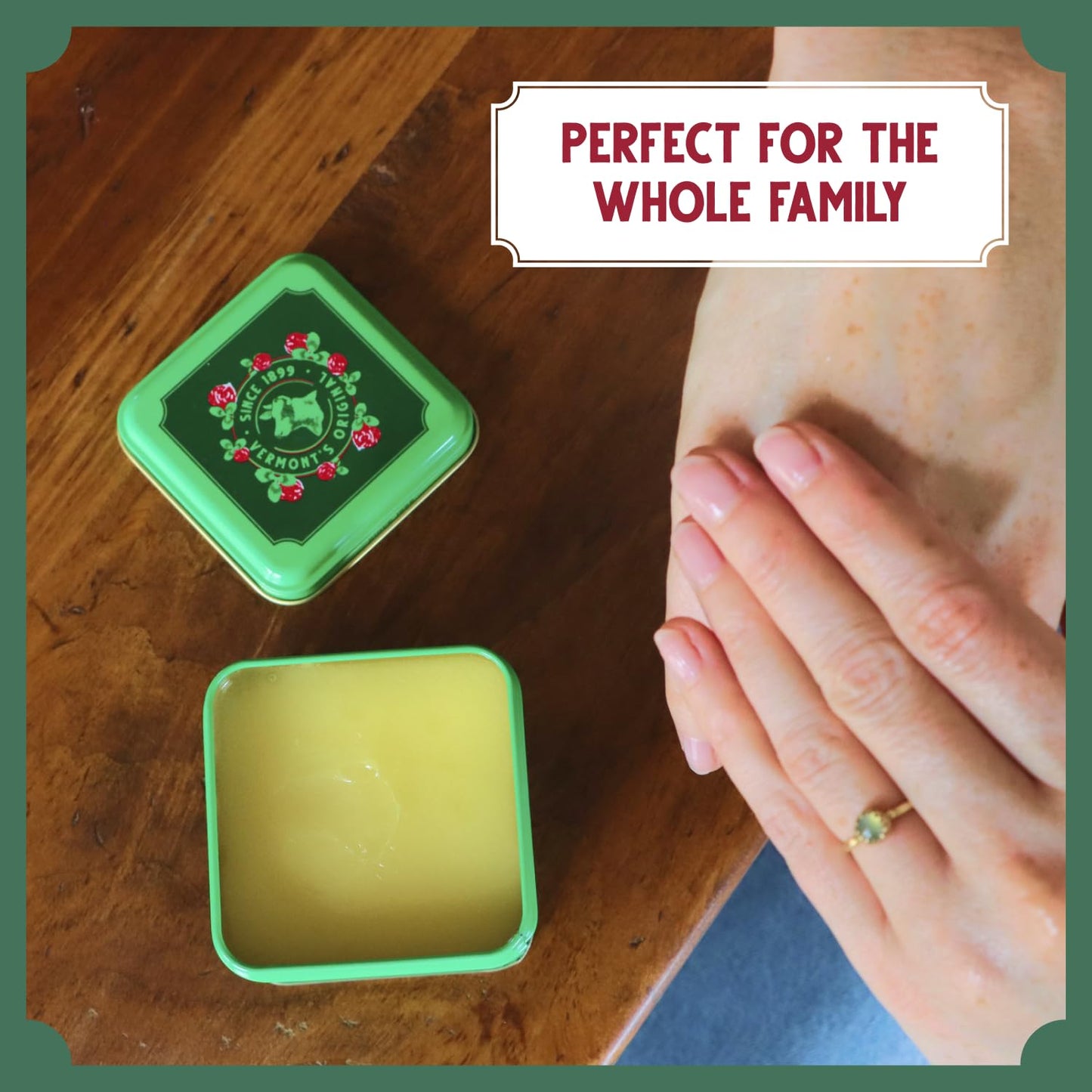 Bag Balm Vermont's Original Skin Moisturizer - Full Body Hydrating Skin Care: Dry Hands, Lips, Face, Feet & More - Unscented, Cruelty & Paraben Free - Day & Night, Men & Women (Made in USA)