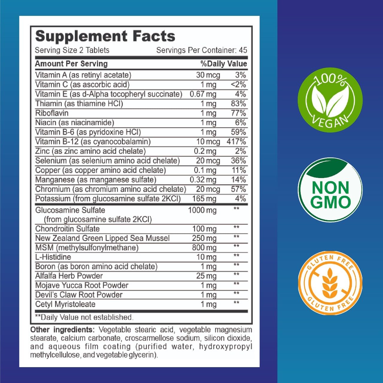 Kurryculum BoneVite+, Bone and Joint Health Supplement, 90 Tablets