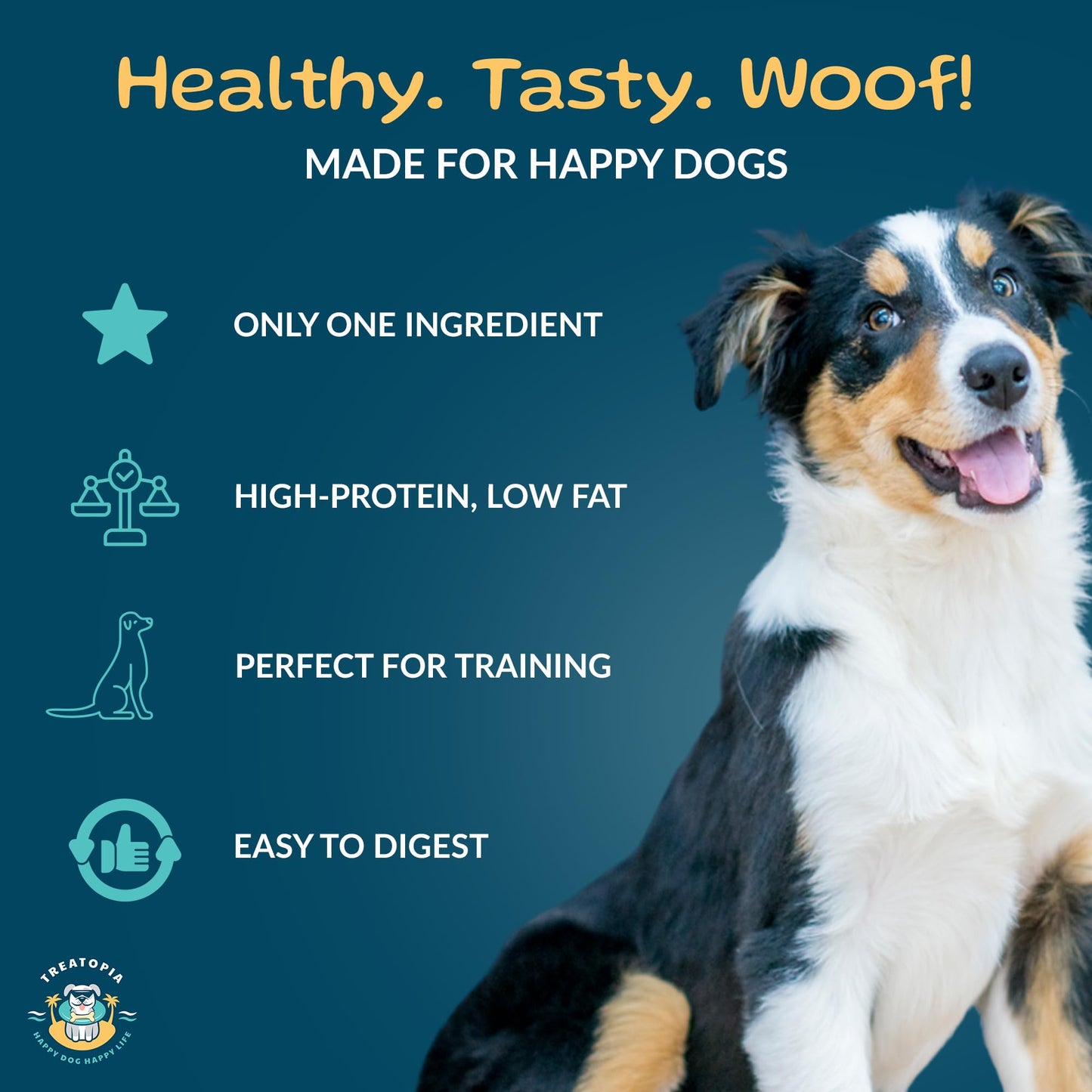 TREATOPIA Beef Lung Nuggies Dog Treats - All-Natural, Sustainable, Healthy, High Protein, Hand-Trimmed, Slow-Roasted, Made in The USA, Nutritious, No Additives, No Fillers