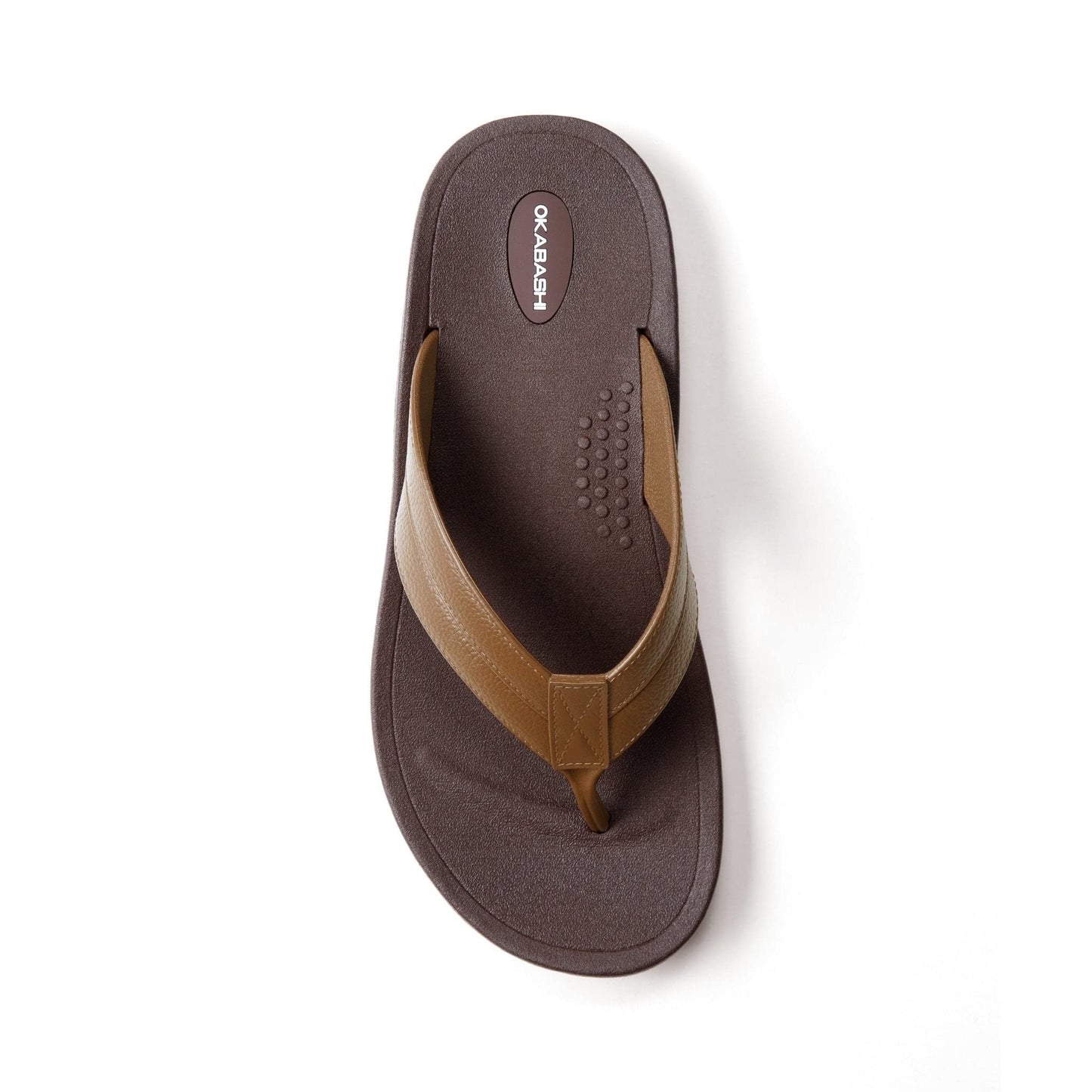 OKABASHI Men's Voyager Flip Flop | Sculpted Footbed w/Nonslip Grip | Slip Resistant & Waterproof | Sustainably Made in the USA