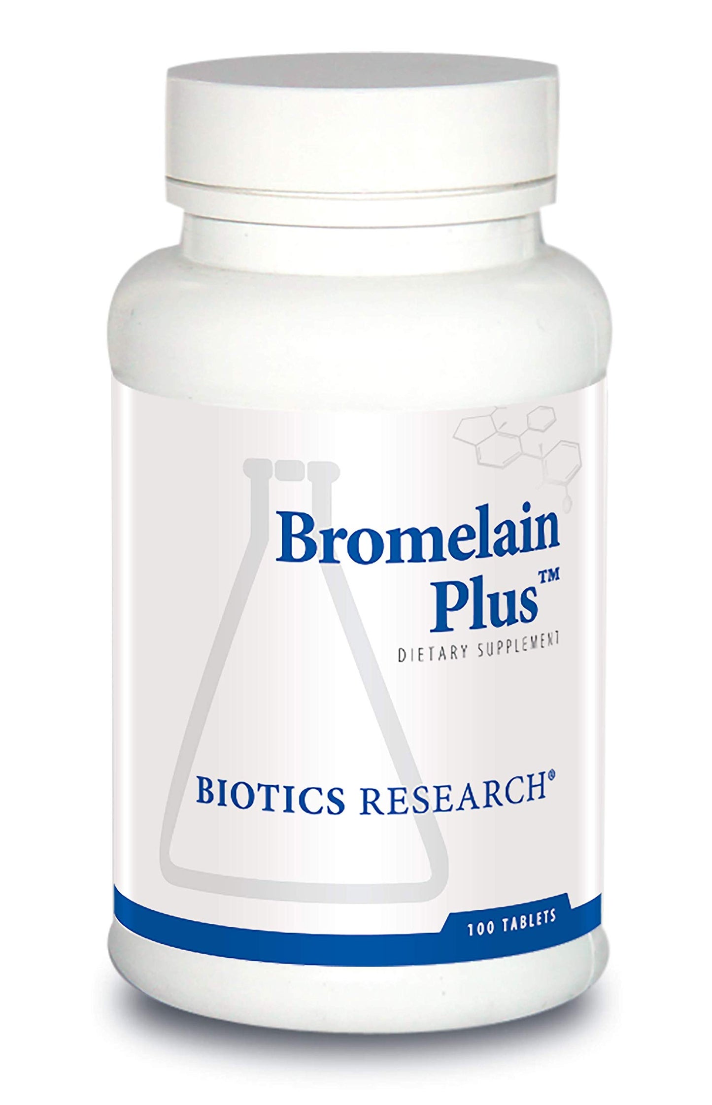 Biotics Research Bromelain Plus Lactose Free Dairy Free Digestive Support, Supports Healthy and Balanced Physiological Pathways, Muscle Relaxation and Comfort, Bromelain 2500 MCU g, Papain 100 Tablets