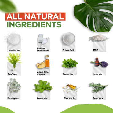 DAILY REMEDY EXTRA STRENGTH Tea Tree Oil Foot Soak w/ Epsom Salt Made in USA Toenails,Athlete's Foot,Itchy Feet,Stubborn Smelly Foot Odor,Pedicure Calluses & Soothes Sore Tired Achy Feet 16 oz,Black