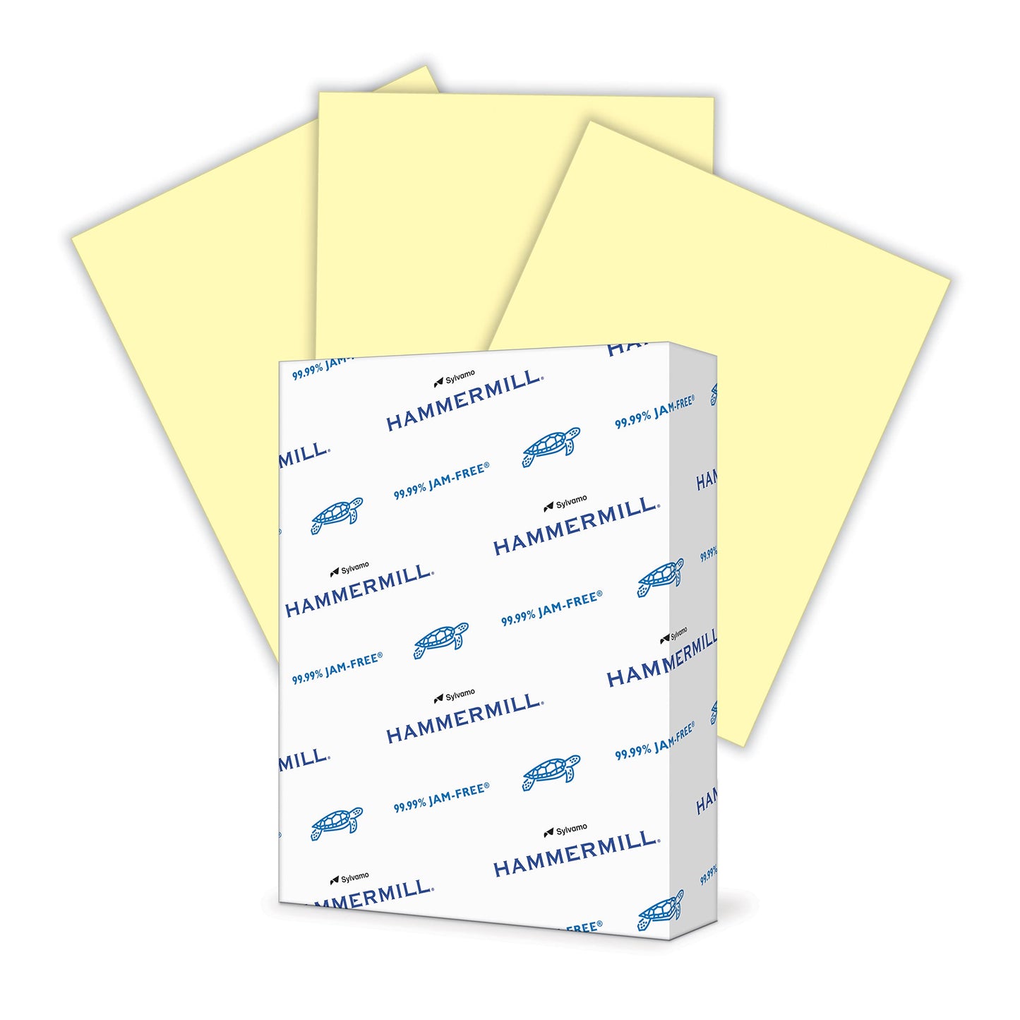 Hammermill Colored Paper, 20 lb Canary Printer Paper - Made in the USA, Pastel Paper, 103341R, 1 Ream | 500 Sheets