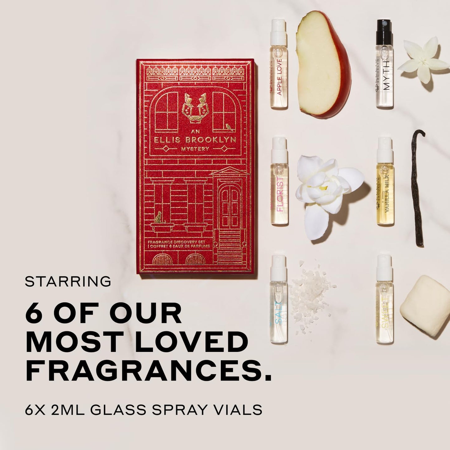 Ellis Brooklyn MYSTERY Fragrance Discovery Set - Eau De Parfum for Women Sample Perfume Set, Perfumes for Women, Clean, Long Lasting Perfume
