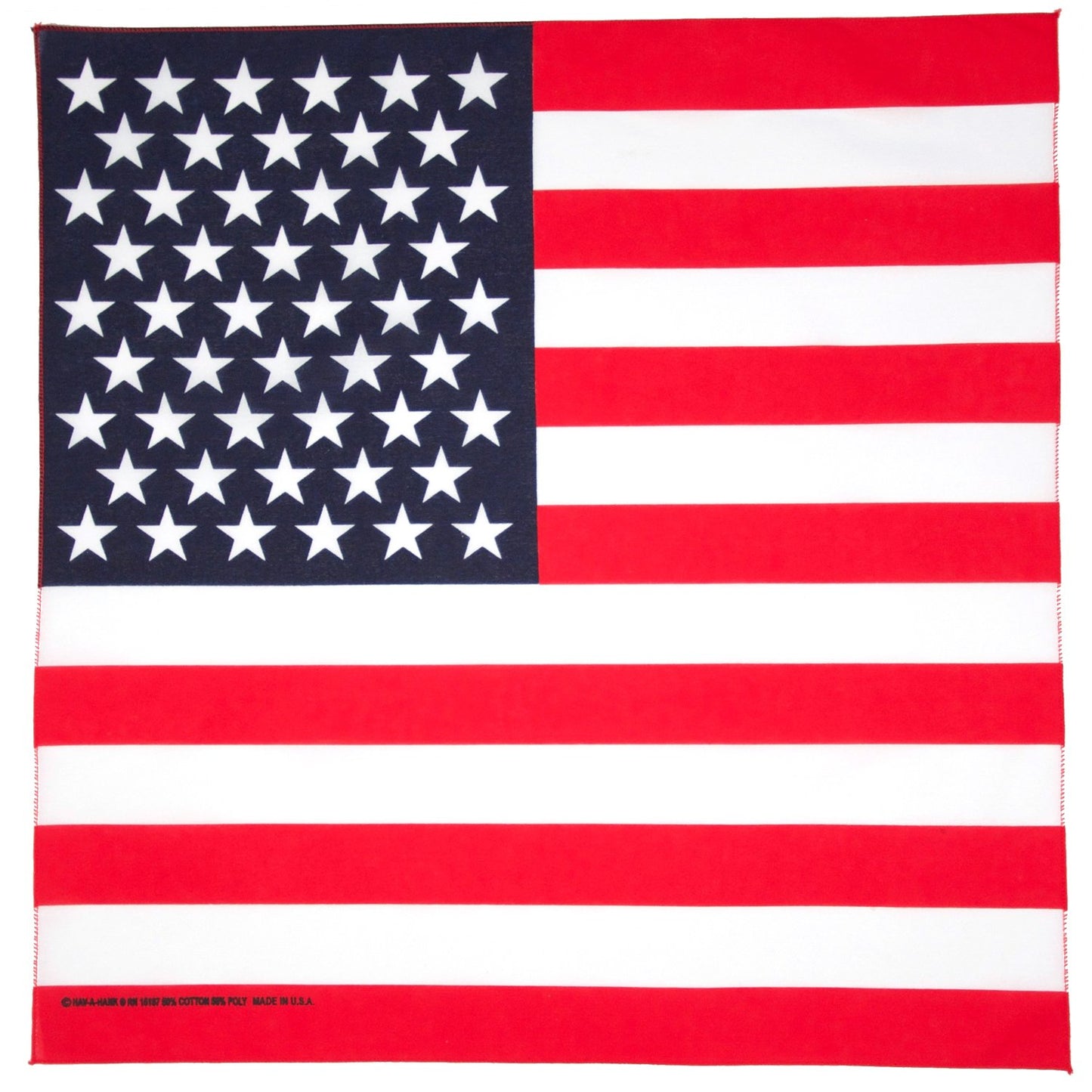 American Heritage Cotton Bandanas - Made in USA - Sold by Vets - Pack of 3 (USA Flag)