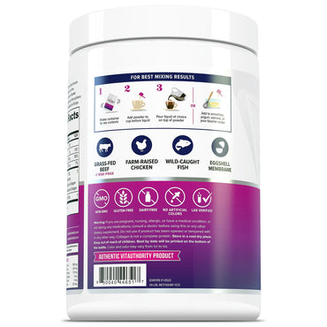 Multi Collagen Peptides Powder for Women - Hydrolyzed Unflavored Collagen Powder for Women with Types I II III V & X Plus Vitamin C & Hyaluronic Acid for Beautiful Hair Skin and Nails - 30 Servings