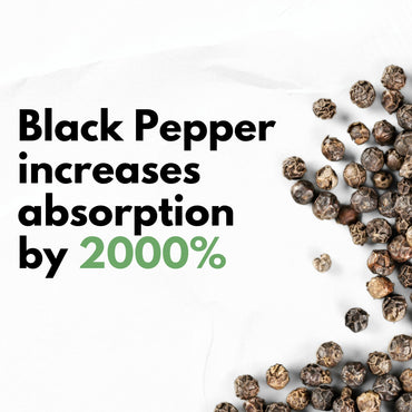 Organic Ashwagandha Capsules 2000 MG Root Powder Extract with Black Pepper & Lemon Balm 2 Month Supply - Natural Way to Relieve Stress