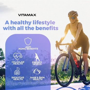 Resveratrol NAD+ Berberine Hyaluronic Acid - Biotin Grape & Blueberry + NAC - Collagen Peptides - Hair, Nail, Skin & Joint Supplement - 21-in-1 Women and Men - Made in USA