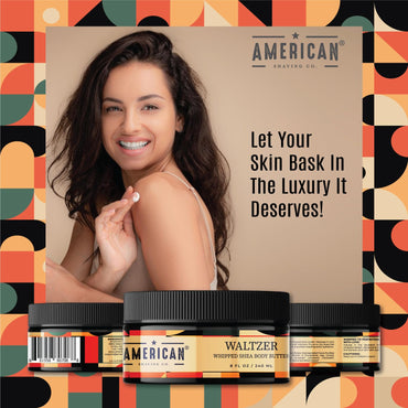 WilderFlow Whipped Shea Body Butter 8 Oz, Made in USA, Gentle Formula, Quality Potent Ingredients, Non-GMO, GMP Certified, Cruelty-Free Products (8 oz, Waltzer)