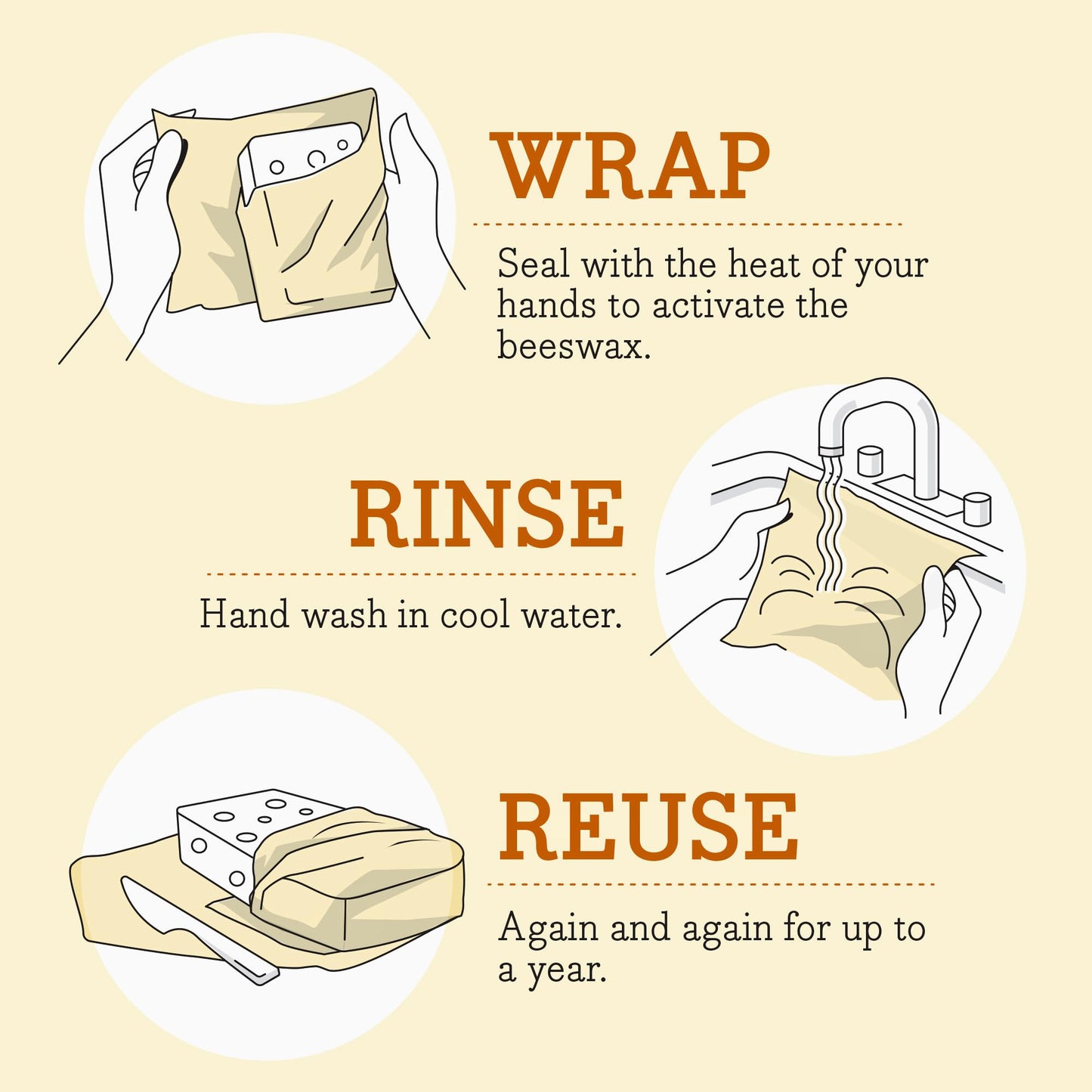 Bee's Wrap Reusable Beeswax Food Wraps Made in the USA, Eco Friendly Beeswax, Sustainable Organic Cotton Wraps, XL Bread Wrap for Homemade Bread, Honeycomb