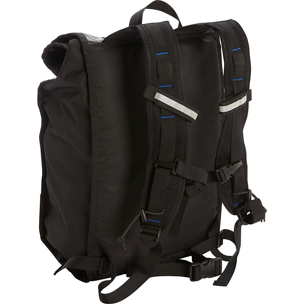 Green Guru Gear Commuter Upcycled Made in USA Backpack Black, 18-Liter