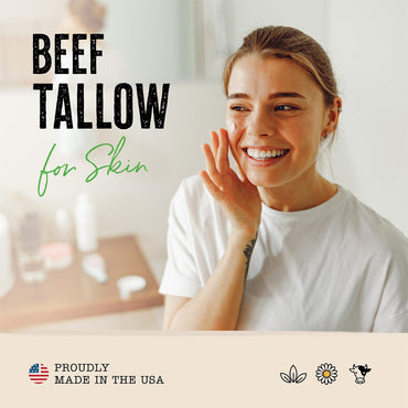 Going Batanas Grass Fed Beef Tallow for Face & Skin (2.6oz) - Hand Made Whipped Tallow Face & Body Moisturizer - Made in USA