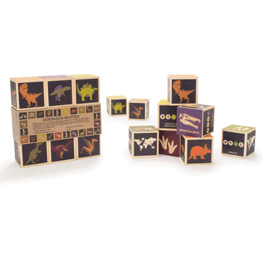 Uncle Goose Dinosaur Blocks - Made in The USA