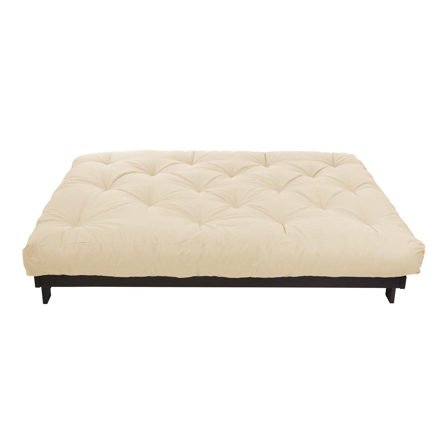 Mozaic Full Size 8-inch Cotton Twill Gel Memory Foam Futon Mattress, Ivory