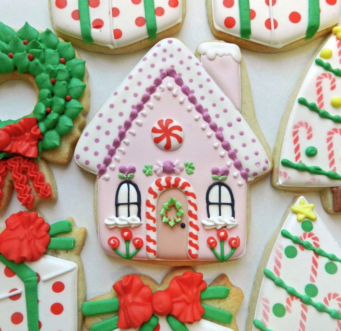 Gingerbread House Cookie Cutter 4.5" Made in USA by Ann Clark