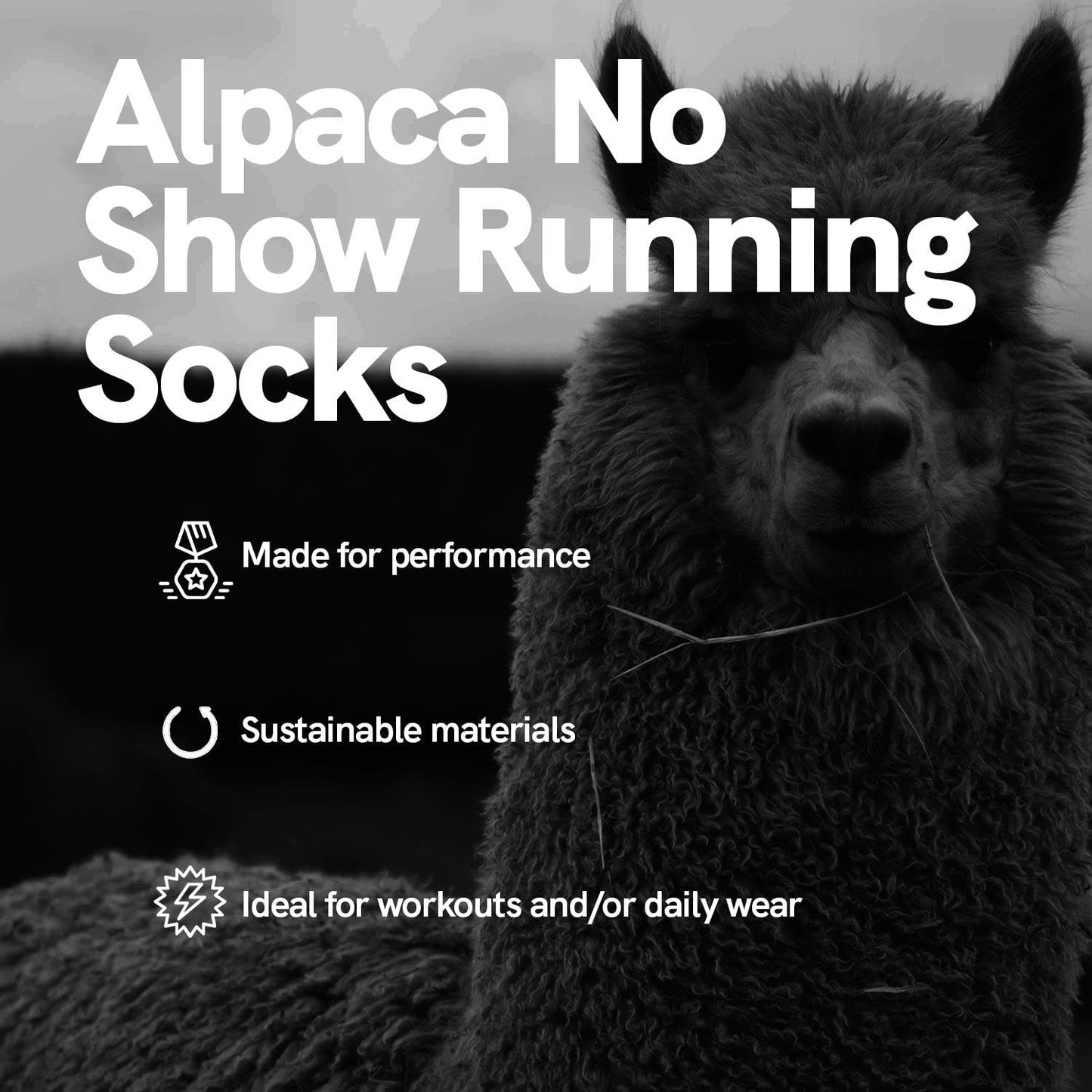 Pure Athlete Alpaca Wool Socks - Made in the USA, Alpaca and Merino Wool Blend
