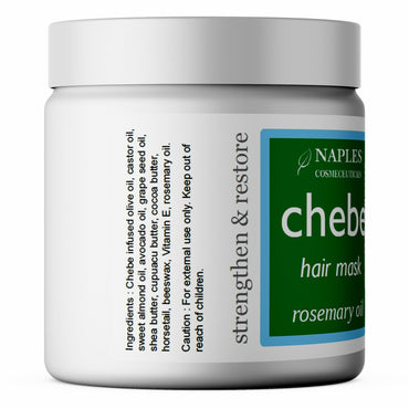 Naples Cosmeceuticals Chebe Hair Mask Hair Butter Serum Conditioner with Chebe Powder Rosemary Oil for Thickening Strengthening Growth For All Hair Types Made in USA