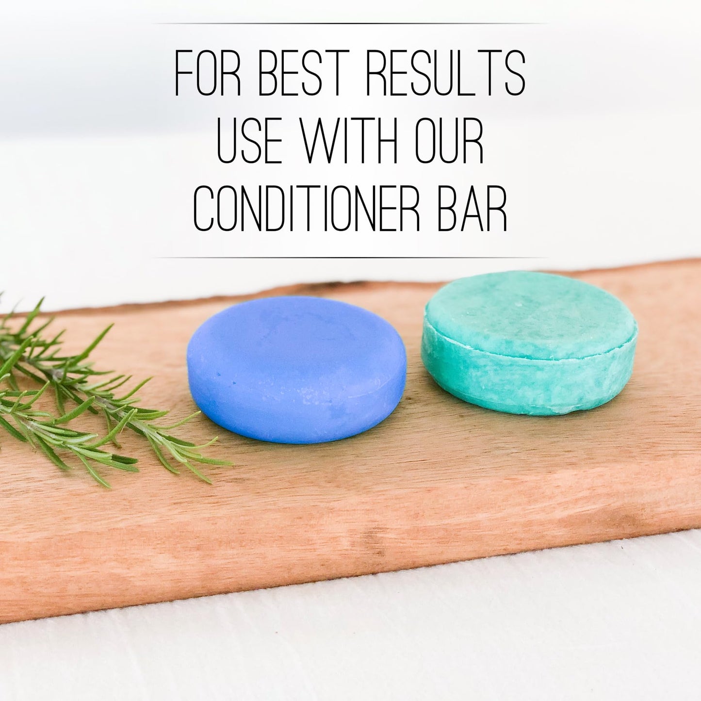 Solid Shampoo Bar, Made With Natural & Organic Ingredients, Sulfate-Free, Cruelty-Free & Vegan 3 Ounce Bar (Rosemary & Peppermint)