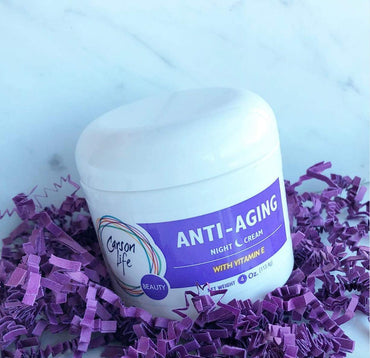 Carson Life Night Time Beauty Cream With Vitamin E - 4 Oz - Marvelously Rejuvenate Skin & Prevent Wrinkles - Keep Your Skin and Face Healthy - Made in the USA