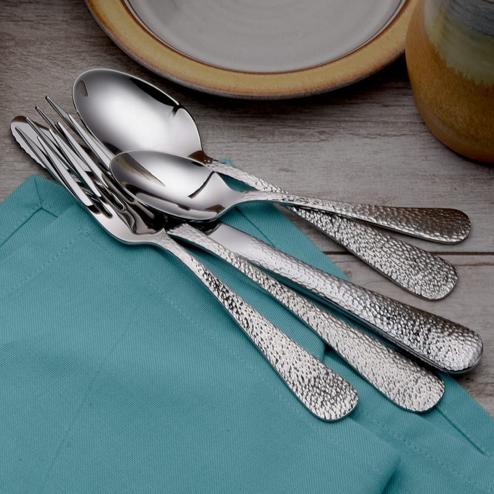Liberty Tabletop Providence 40 Piece Silverware Set Service for 8 Flatware Made in USA