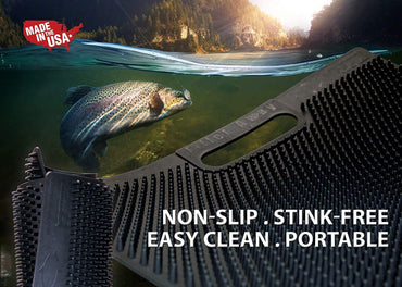 Fillet Away Fish Mats, Non Slip,Easy Clean, Made in USA, 14"x19"
