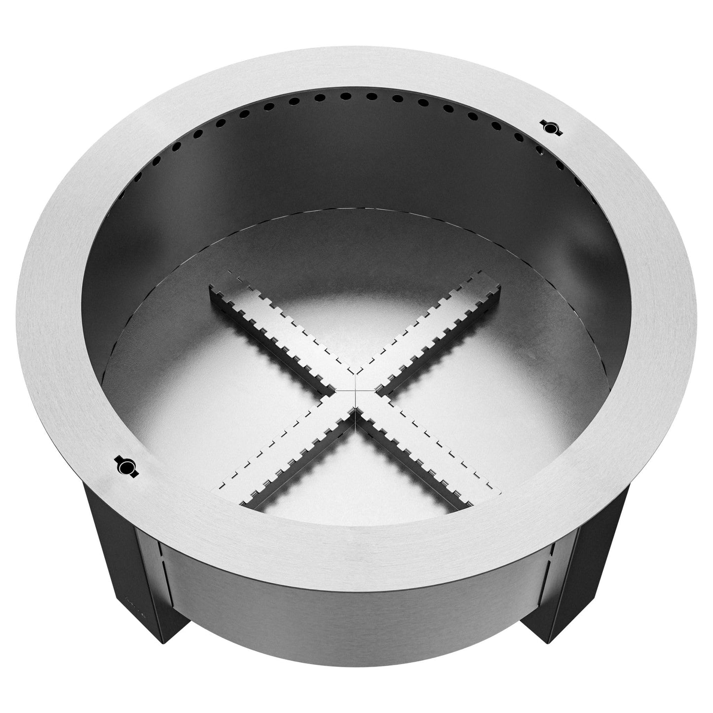 Breeo Smokeless FIrePit (X Series 30, Corten Steel) | 34.5 inch Smokeless Fire Pit for Outside | 94 Pounds | Ideal for Families Compatible with Wide Range of Breeo Accessories