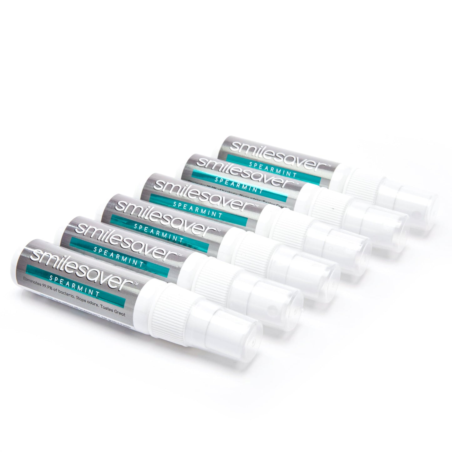 Smilesaver Retainer Cleaner Spray – Invisalign, Mouth Guard, and Denture Cleaner – Quick Oral Care for Aligner & Retainer Hygiene – Natural, Portable & Minty Fresh Oral Care Products (1oz) (Pack of 6)