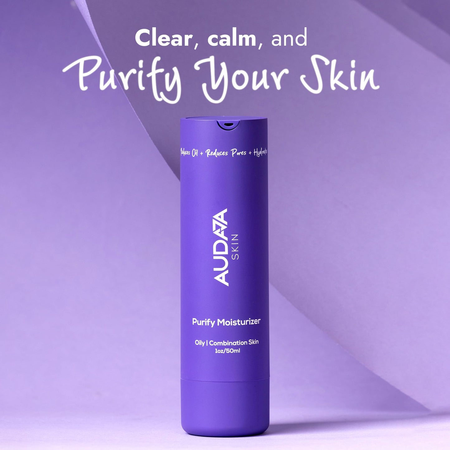 AUDAJA Purify Hydrating Face & Body Cream with Green Tea Extract, Shea Butter, Cocoa Butter, Cucumber & Rosemary Essential Oils – Natural Moisturizer for Radiant, Soft, Soothing Skin – Made in USA