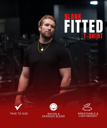 Ekko Men's T-Shirts, Fitted, Scoop Neck, Cotton Spandex Blend Apparel for Men, Mens Shirts, Basic Shirts for Men, Lightweight Mens T-Shirts for Everyday Wear, Made in America