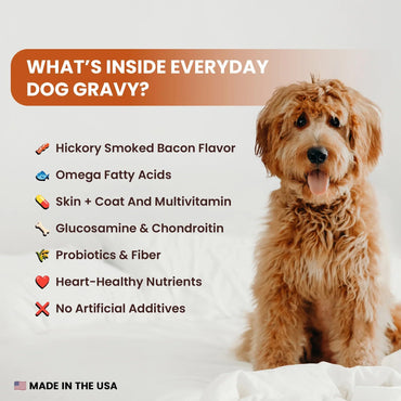 Altira Everyday Dog Gravy Beef - Premium Wet Dog Food Gravy Toppers for Dry Food – Tasty & Nutritious with Essential Vitamins and Supplements – Hip and Joint Supplement