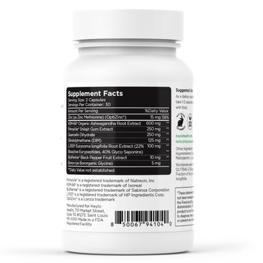 Heylo Man UP Men’s Vitality Supplement with Ashwagandha, Shilajit, Zinc, Tongkat Ali, DIM, Quercetin & BioPerine – Supports Energy, Hormone Balance & Stress – 60 Capsules