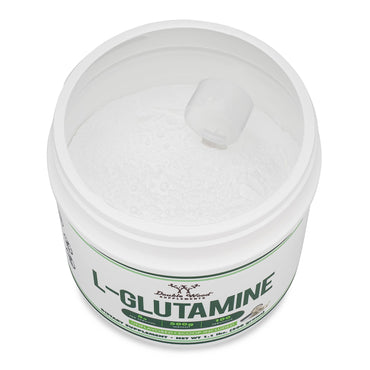 L Glutamine Powder 1.1lbs (100 Servings of 5 Grams Each - Third Party Tested L-Glutamine Powder) Unflavored, Keto, Vegan Friendly (with Scoop) for Exercise Endurance and Gut Health by Double Wood