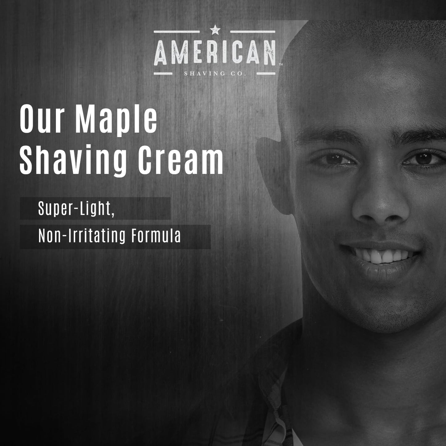 American Shaving Co. Maple Shaving Cream For Men 8 Oz, Made in USA, Easy Application, Quality Potent Ingredients, Non-GMO, GMP Certified, Cruelty-Free Products