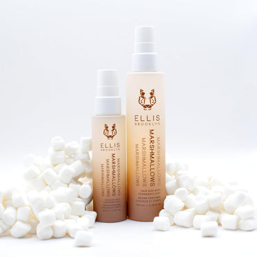 Ellis Brooklyn MARSHMALLOWS Hair And Body Fragrance Mist - Gourmand Perfume Mist with Marshmallow, Caramel Accord, & Milky Musks, Vegan Perfume, Made In The USA, 100ml 3.38 Fl Oz