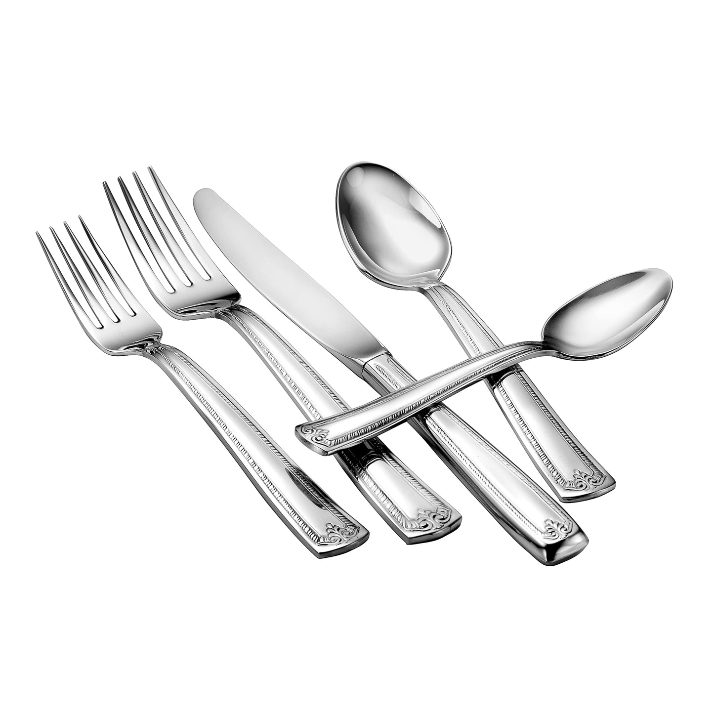 Liberty Tabletop Prestige 45 Piece Flatware Set for 8 Made in USA